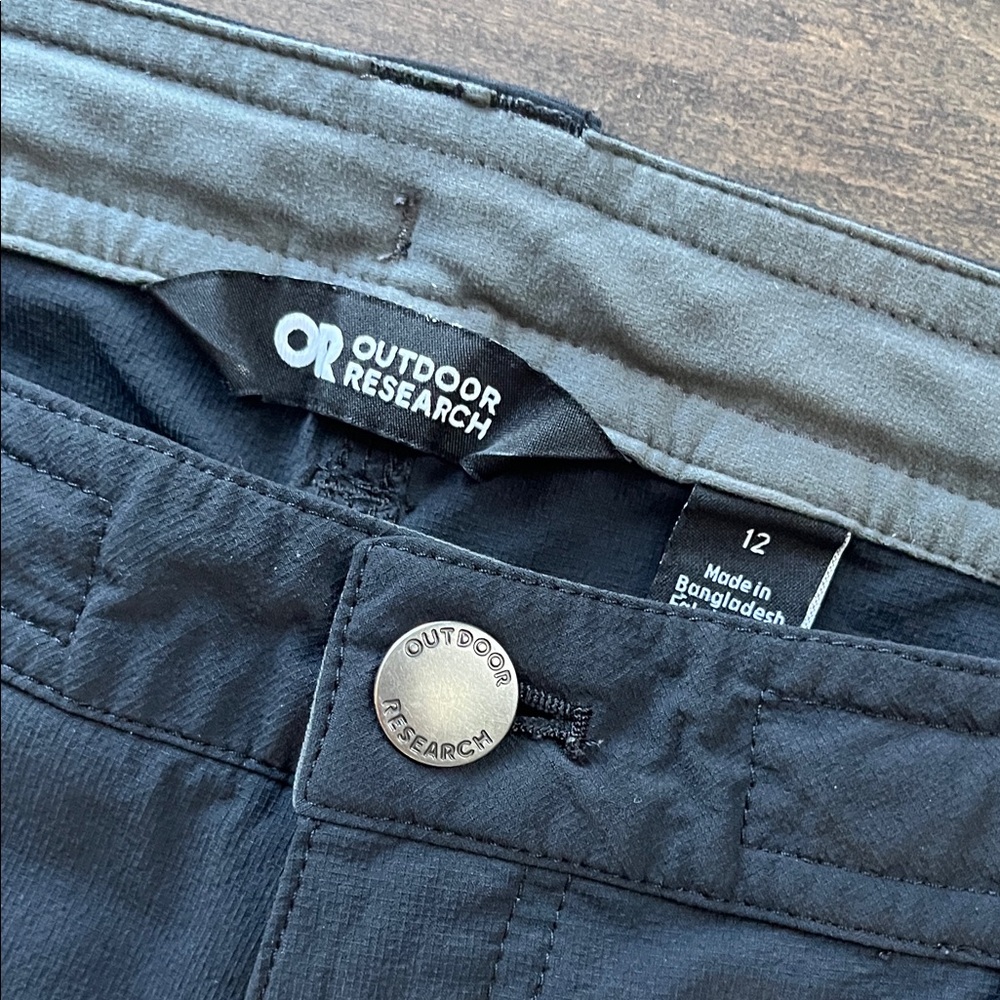 Outdoor Research Ferrosi Capris Black Size 12 - Picture 2 of 5